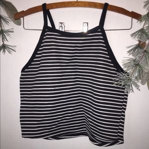 Rue 21 Striped Crop Top